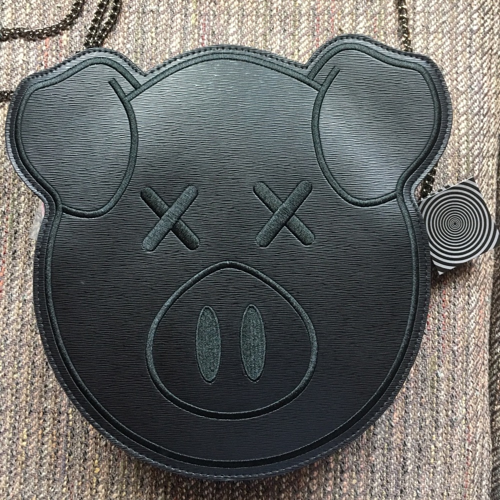 Jeffree star x Shane Dawson Black pig side bag NWT